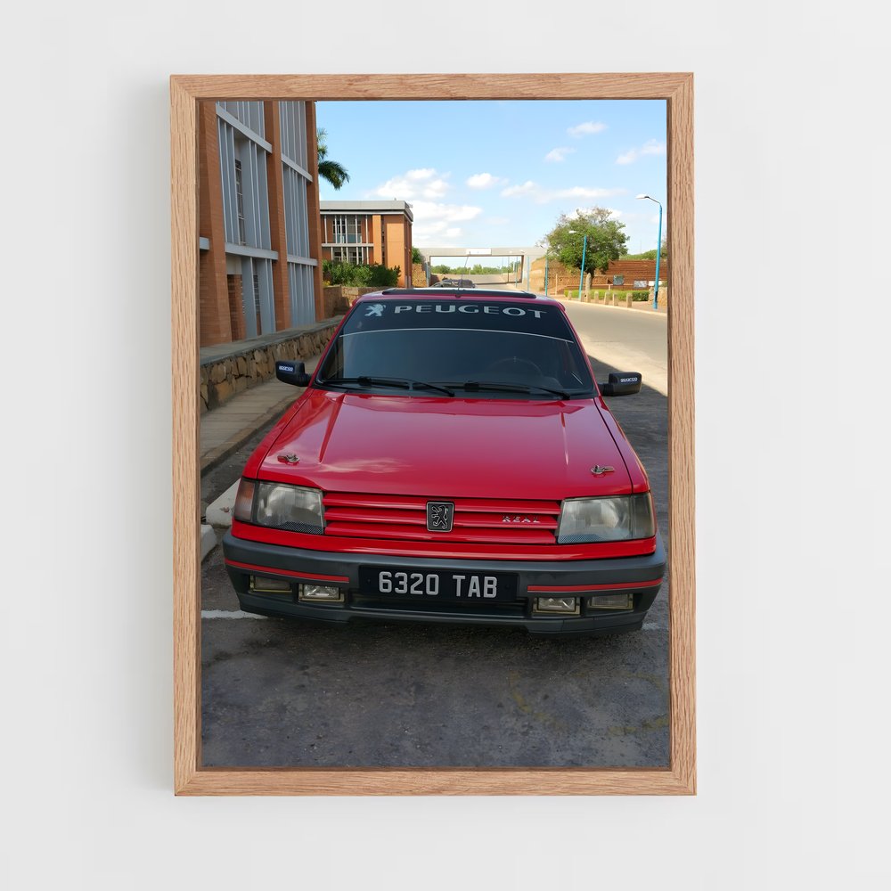 Poster 309 GTI Resplendissant – affiche Peugeot (vue 4)